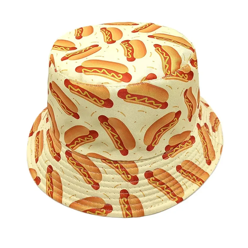 الربيع والصيف البوليستر الكرتون طباعة قبعة بحافة صياد قبعة السفر في الهواء الطلق قبعة قبعة واقية من الشمس القبعات للرجال والنساء 238