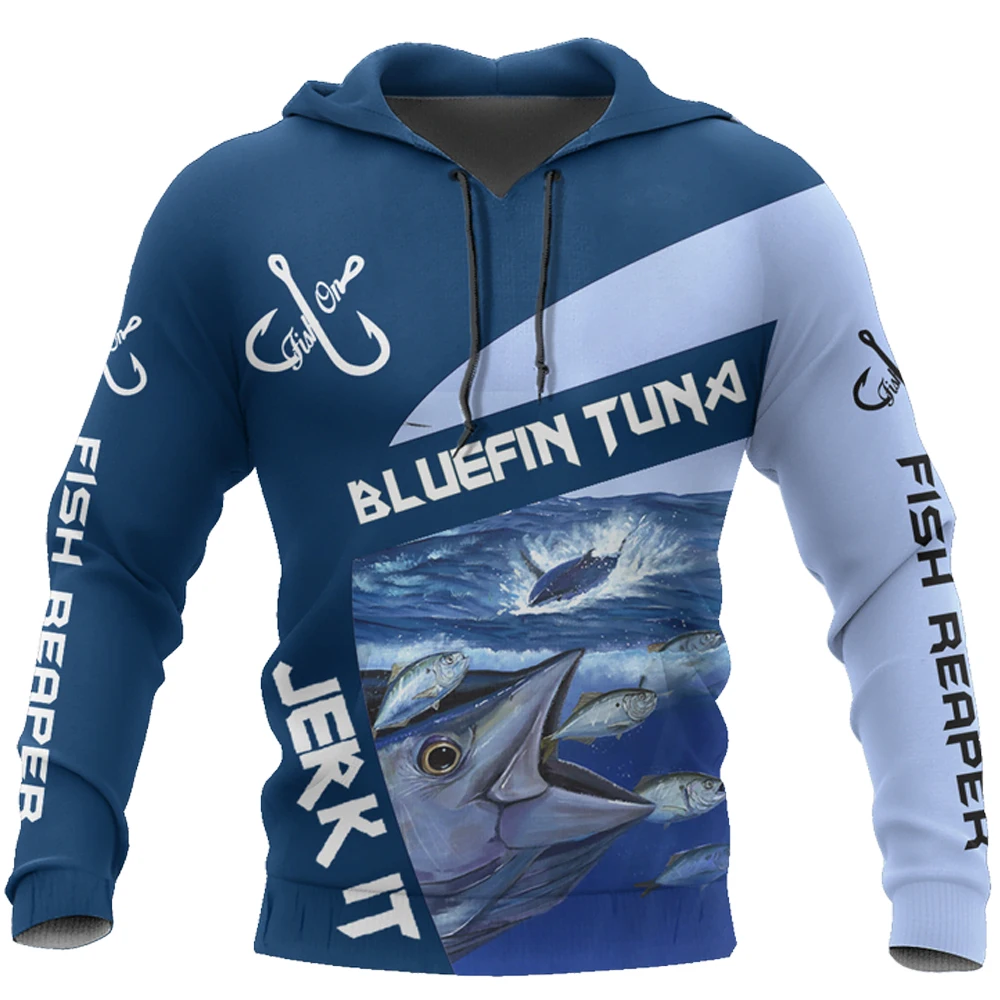 Men's Fishing Hoodie 3D Sea Fish Graphics Hoodie Tops Fisherman The Fishing Legend Pullovers Tops Harajuku Hoodie Men Clothing