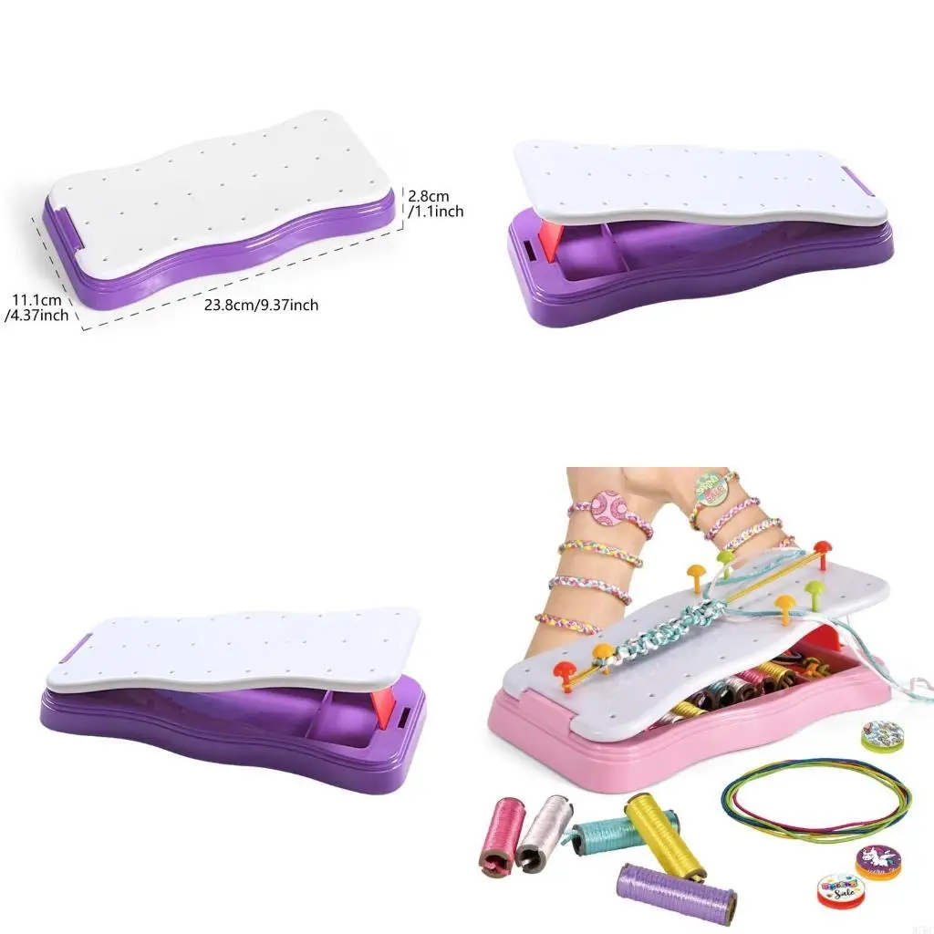 97BC per creare braccialetti amicizia per creare gioielli Set attività viaggio per bambini