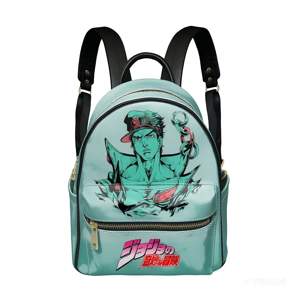 JoJo Anime Backpack Women Man Knapsack Tailor-made Text Image Double Shoulder Bag Business Travel Bookbag Rucksack Gift Daypack
