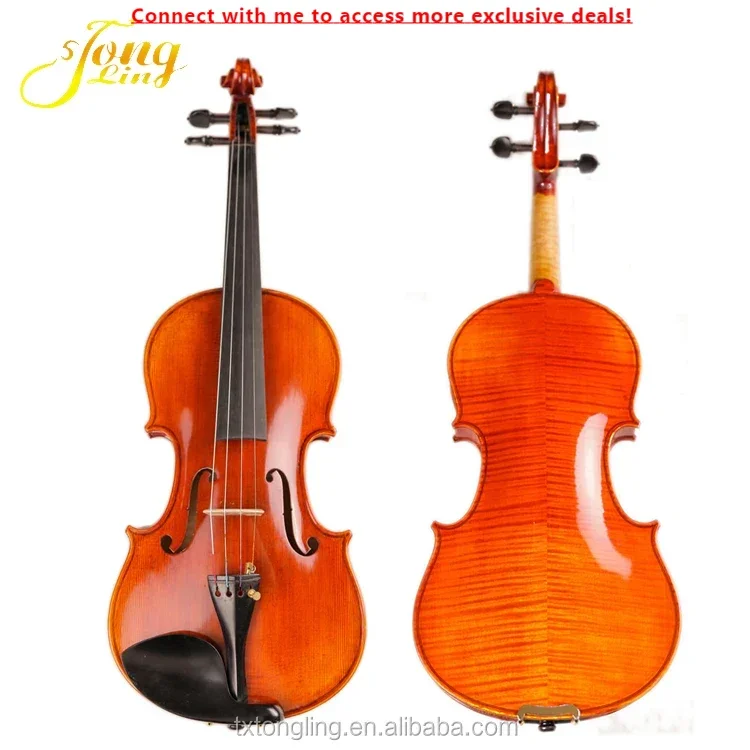 Jan 2019 New Type Solid Wood Carved Violin