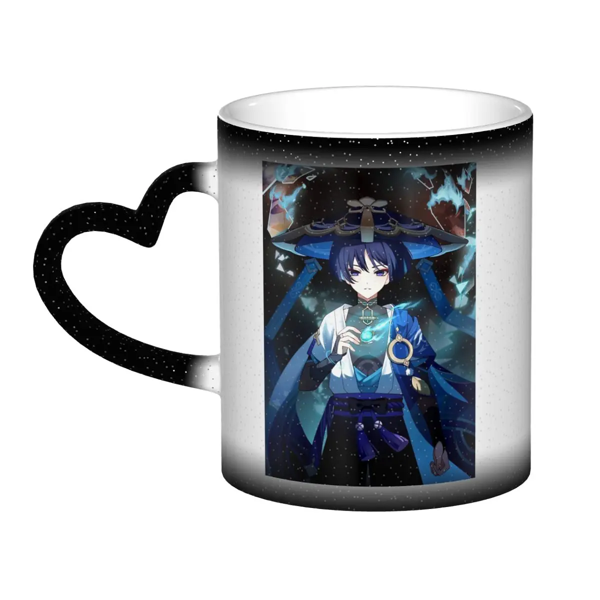 Scaramouche And Wanderer Game Mug Funny Ceramic Coffee Cups Tea Mugs Milk Cup Drinkware Gifts for Woman Man