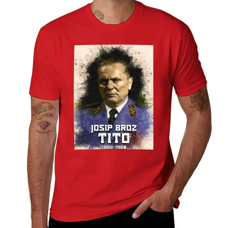 New Josip Broz Tito 1892 - 1980 the President of Yugoslavia SFRJ T-Shirt funny t shirts man clothes mens funny t shirts