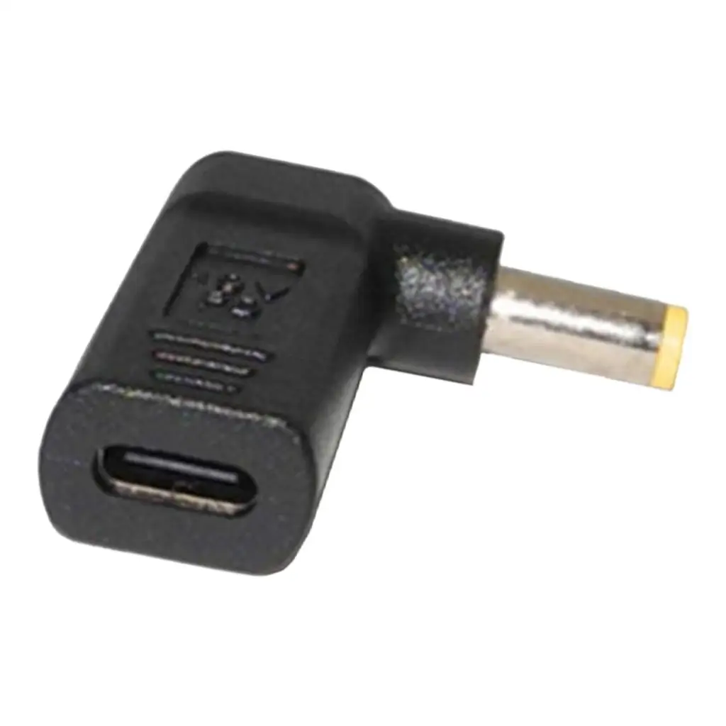Type C Laptop Charging Adapter Universal 90 Degree Angled PD Fast Charging Converter for Acer Aspire Notebook