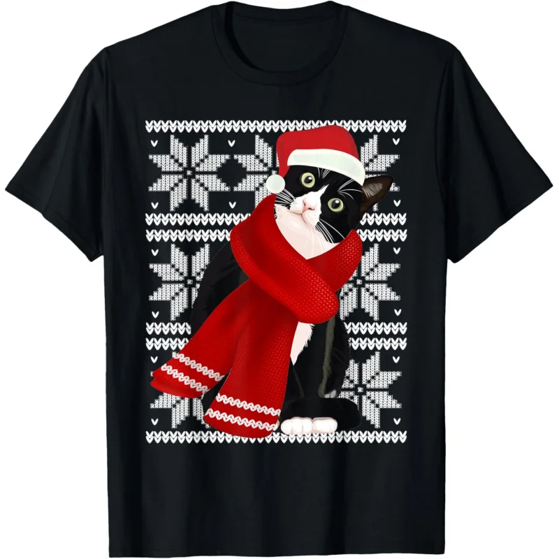 

Creative and cute wearing a Christmas scarf Cute T-Shirt