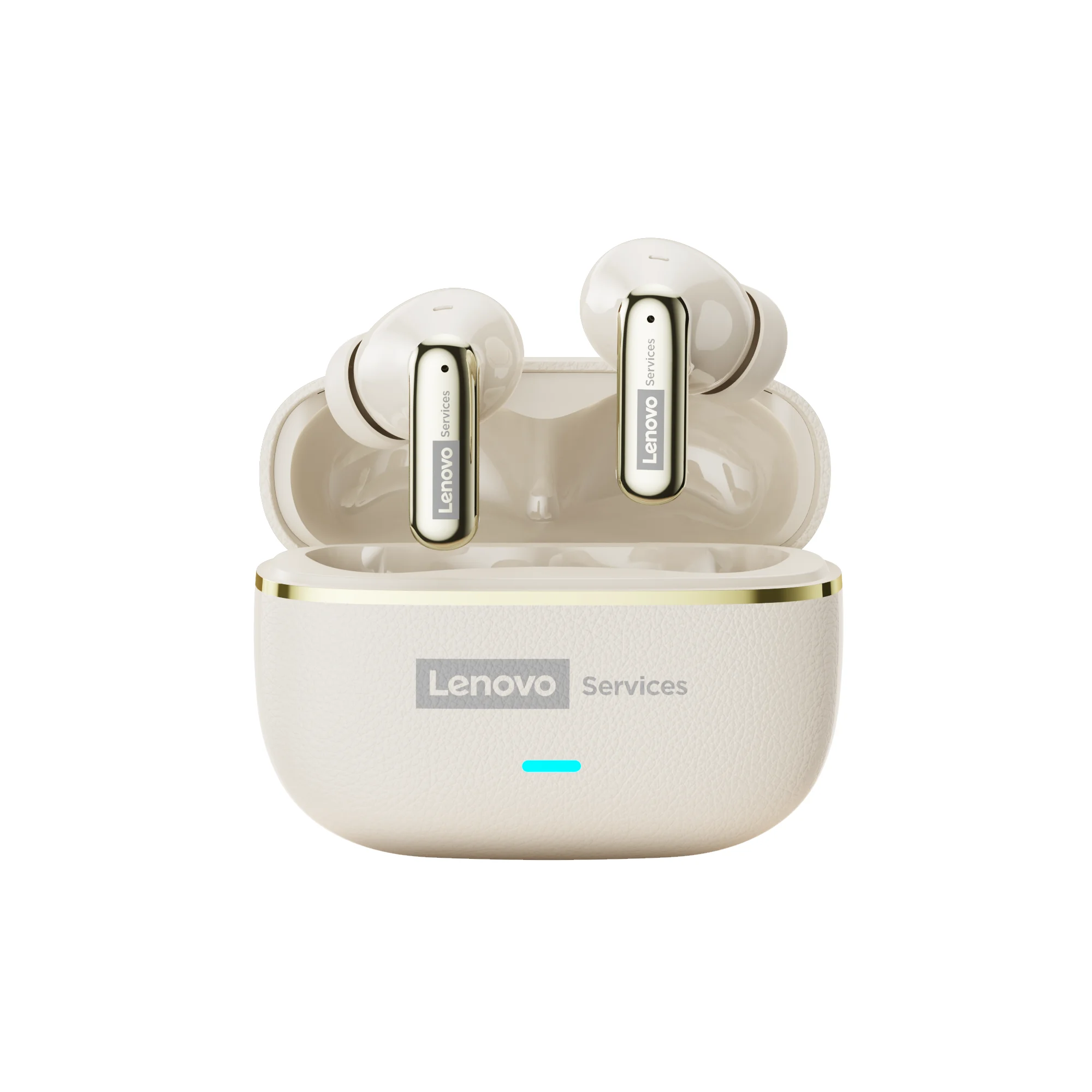Lenovo LE208 Draadloze oortelefoon ENC Ruisonderdrukking Microfoon Bluetooth V6.0 HIFI-hoofdtelefoon HIFI-geluidshoofdtelefoon HD-oproep met microfoon
