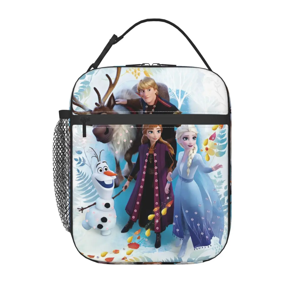 

Термосумка для обедов Custom F-Frozenes Anime для женщин, водонепроницаемая, с изображением манги, термоконтейнер для бенто, для офиса, работы, школы