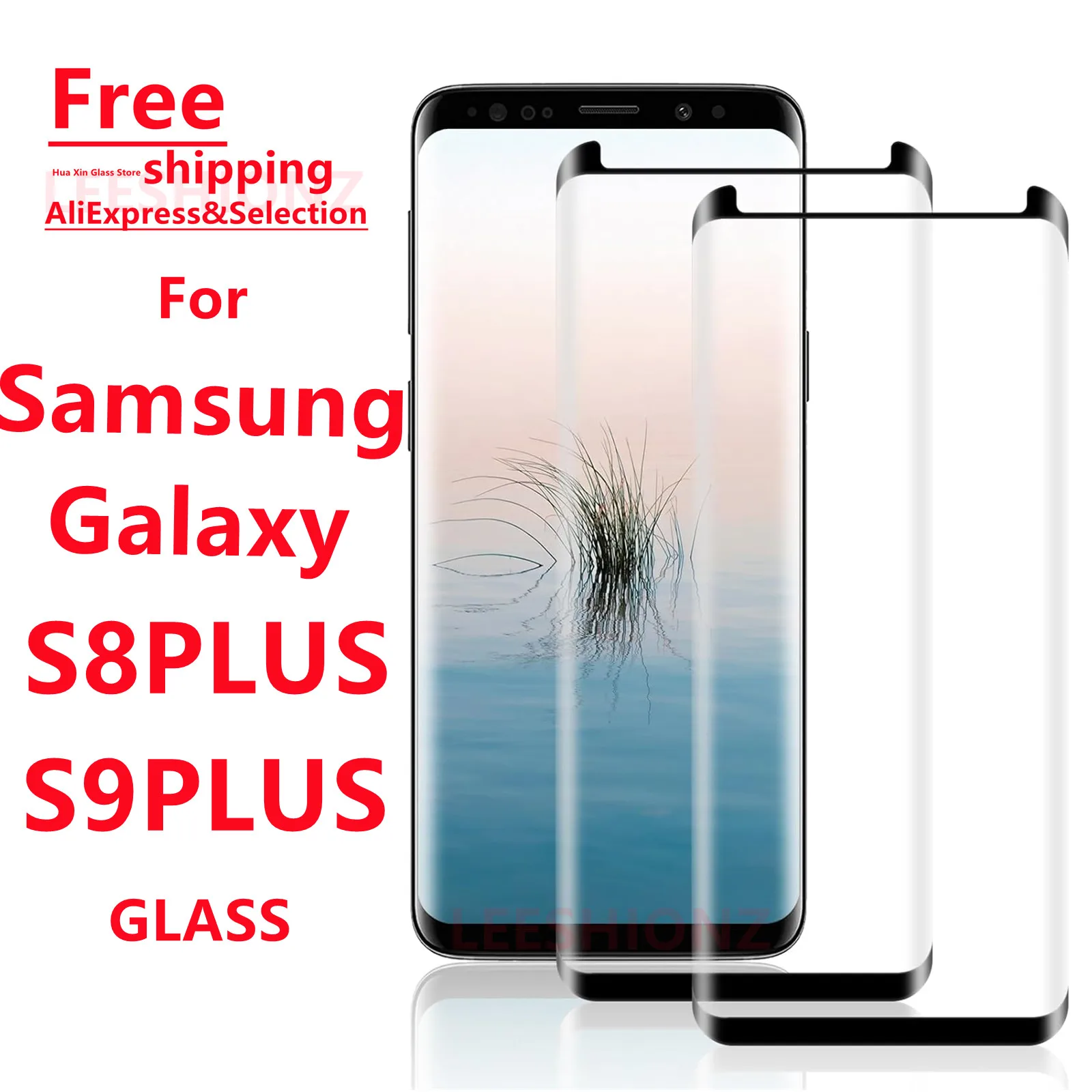 

1/4Pcs Tempered Glass Screen Protector for Samsung Galaxy S8Plus S9Plus - Smartphone Protection Suitable for Samsung S9+ S8+