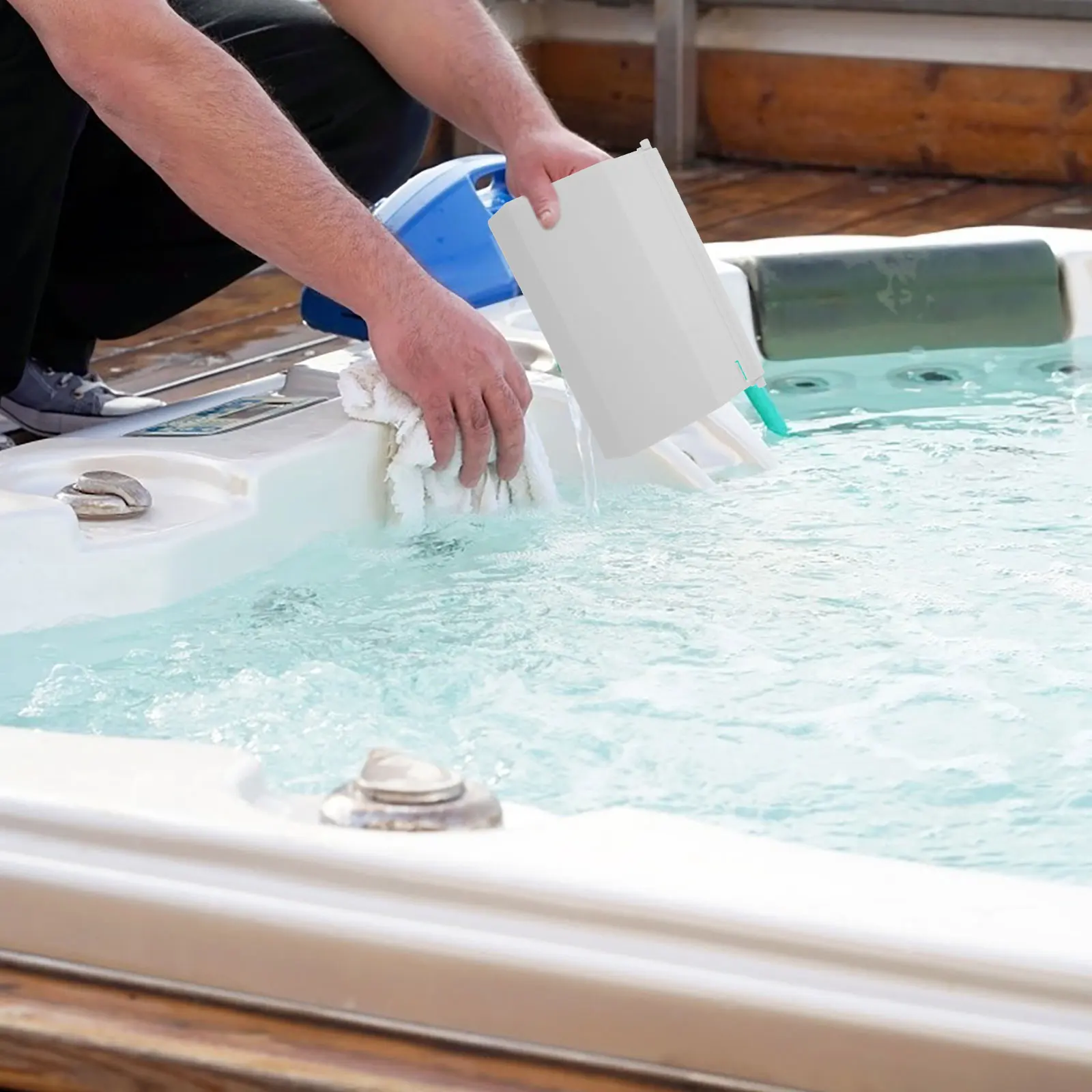 Inflatable Pool Cleaning Accessories Skimmer Accessory Plastic Flapper Replacement Swimming