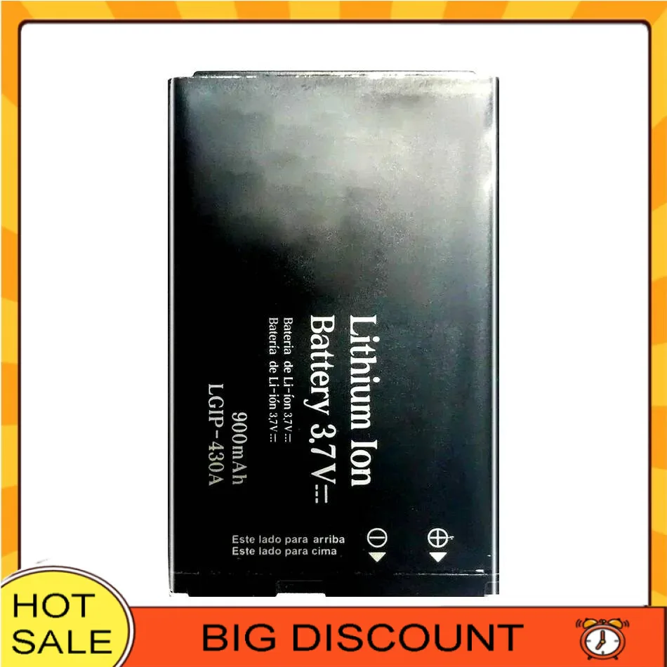 

Good Low-Temperature Performance For LG KP108 KP115 KM330 KD876 Mobile Phone Battery Lgip-430A High Compatibility 900Mah