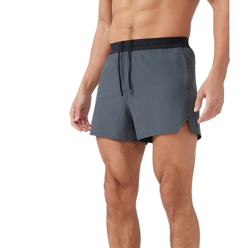 Quick-drying Gym Sports Racing Shorts Men's Shorts Summer Fitness Clothes 2 in 1 Marathon Running Shorts for Man Sportswear