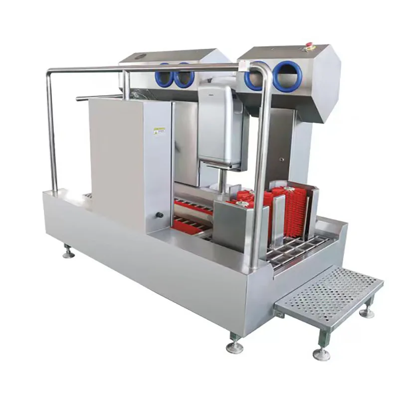 Water-saving automatic shoe washing machine, highly controllable mine automatic shoe washing machine
