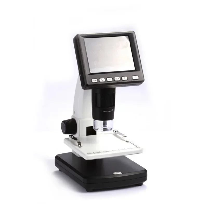 High definition digital microscope with screen, 3.5 inch magnification screen USB/AV multi-purpose