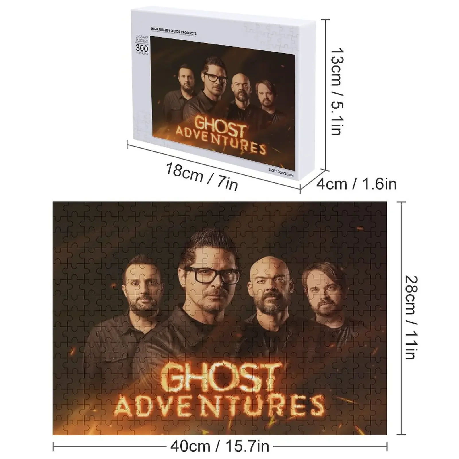 أحجية الصور المقطوعة لطاقم مغامرات الأشباح، هدية قابلة للتخصيص، ألغاز لعبة أطفال مخصصة