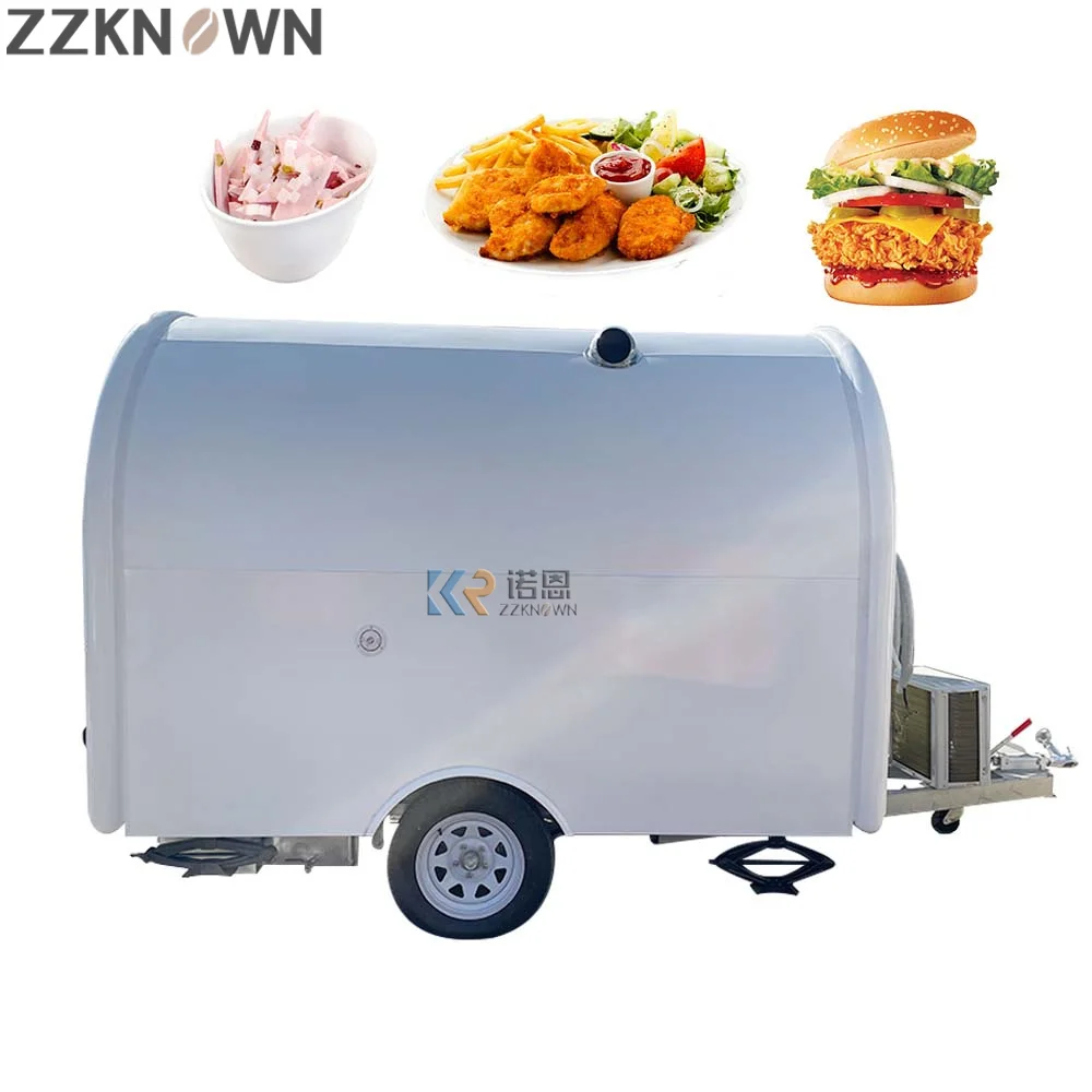 Hot Selling Mobile Food Kiosk Food Truck Coffee Stall Food Van Concession Trailer Catering Trailer For Sale