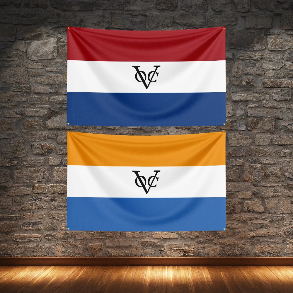 3X5Ft NL Historical Flags Dutch East India Company & Dutch East Indies Flag For Decor  Outdoor Decors Flag to Hang Flaga