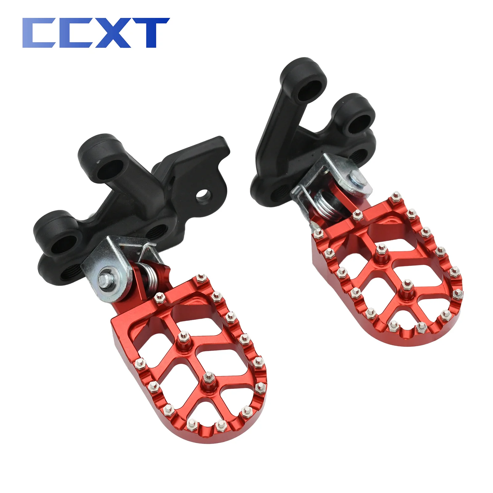 Motorcycle CNC Aluminum Footpegs Foot Pegs Rests Pedals Bracket For Sur-Ron Sur RON Light Bee X & Light Bee S Electric Bike