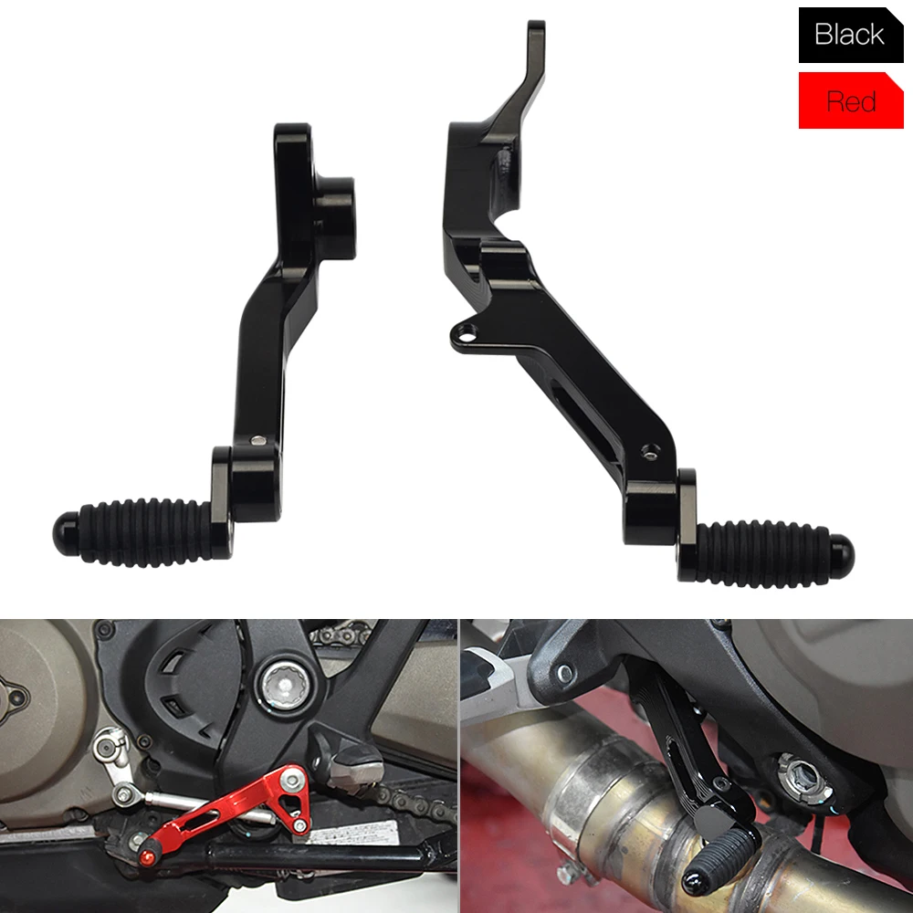 Motorcycle Brake Clutch Lever Gear Shift Levers for Ducati Monster 821 14-18 Monster 1200R 16-18 Monster 1200 1200s 2014-2019