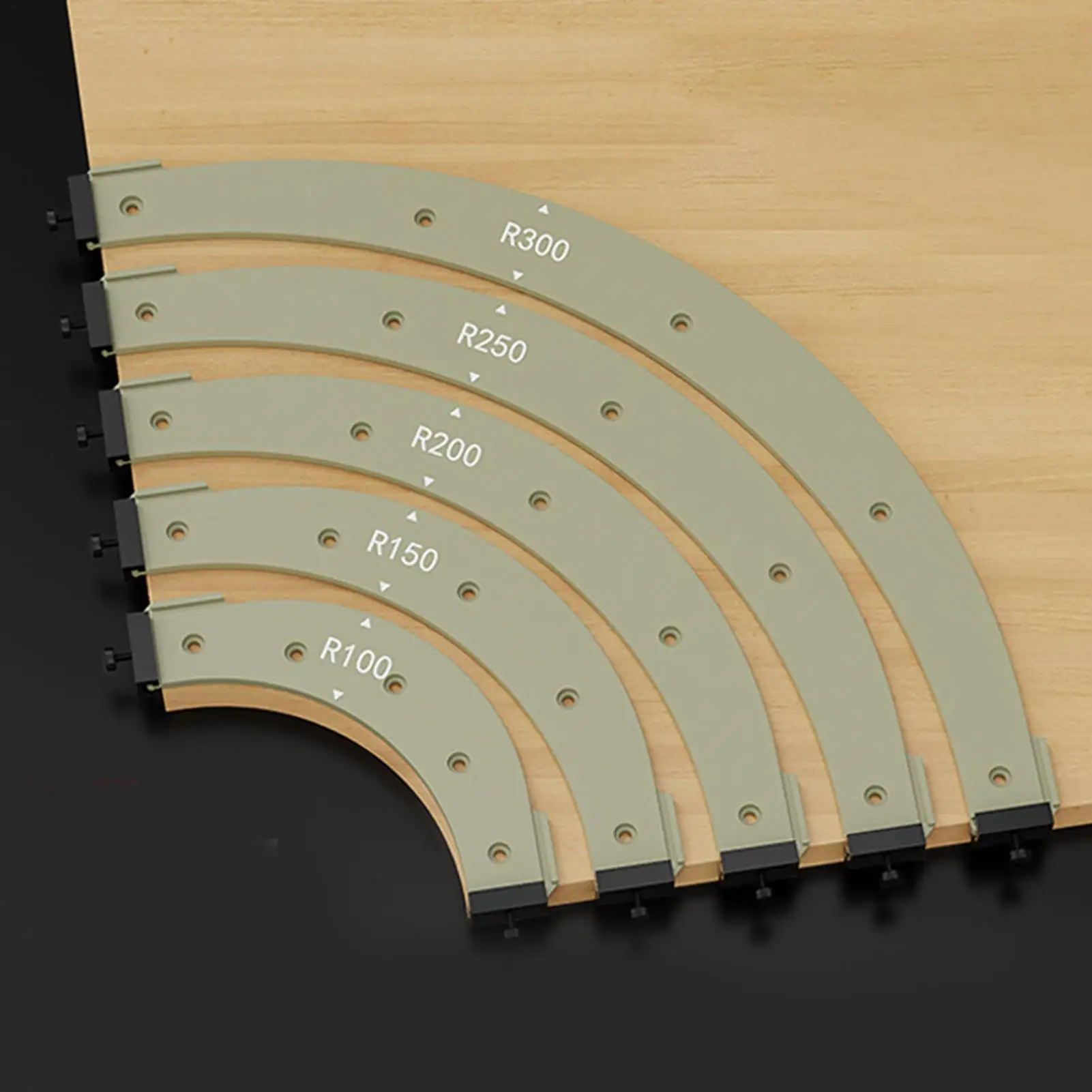 Guia de roteamento de canto, grandes modelos de canto para carpintaria, interno e externo, leve, ferramenta de corte para casa