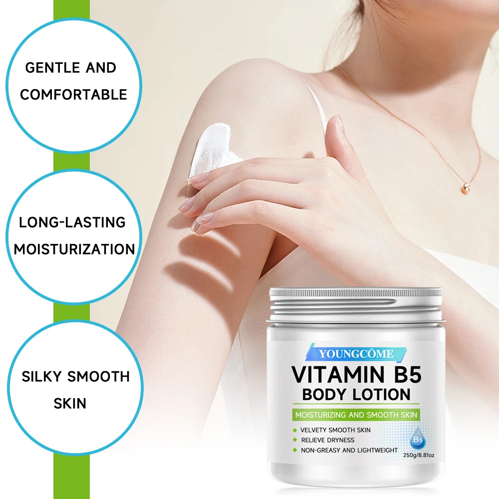 Moisturizes And Smoothes Skin Vitamin B5 Body Lotion Replenishing Skin Moisture…
