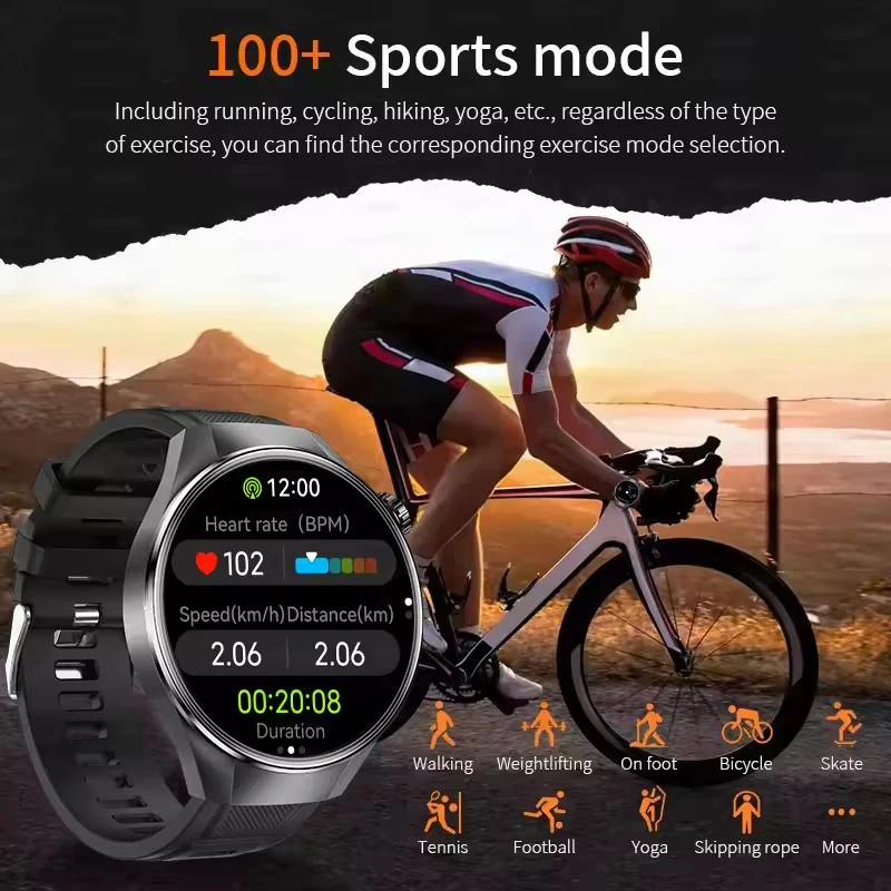 Nuovo Aggiornato Per HUAWEI Orologio G5 PLUS Astuto Della Vigilanza Degli Uomini GPS Traiettoria Bussola Chiamata Bluetooth IP68 Impermeabile Orologio Sportivo All'aperto