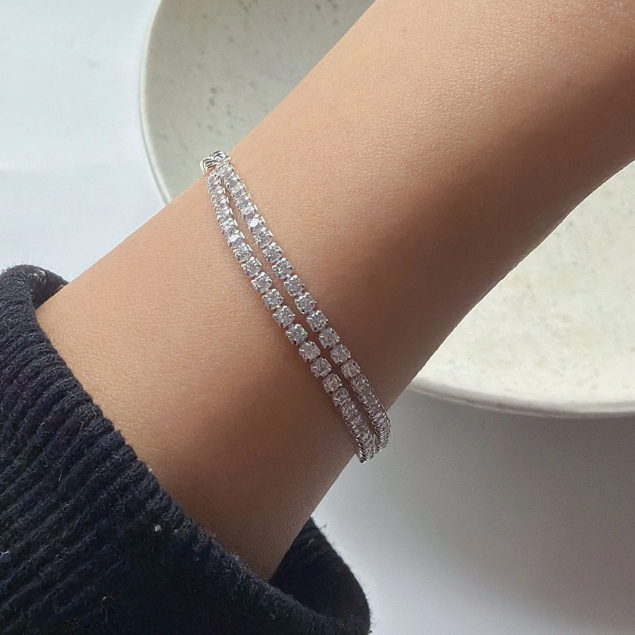 100% الصلبة 925 فضة ريترو سوار للنساء هندسية خمر ريشة نمط شكل سوار بسيط هدية عيد ميلاد