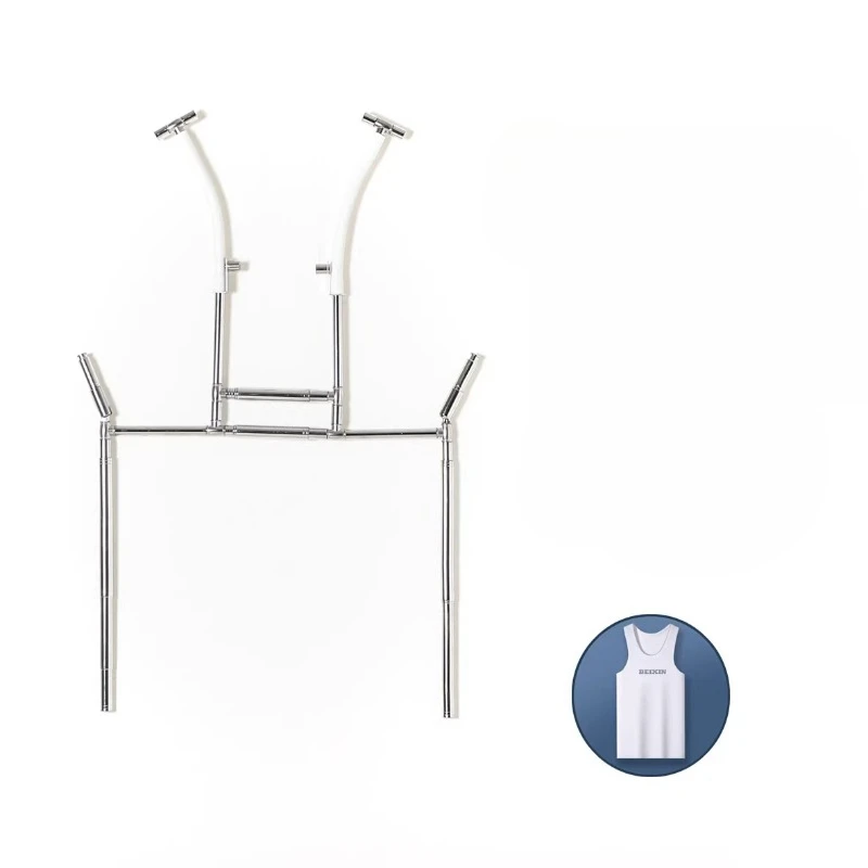 

Мужская вешалка для жилетов на белом фоне, большая вешалка для демонстрации джерси, невидимая вешалка для одежды для фотосъемки