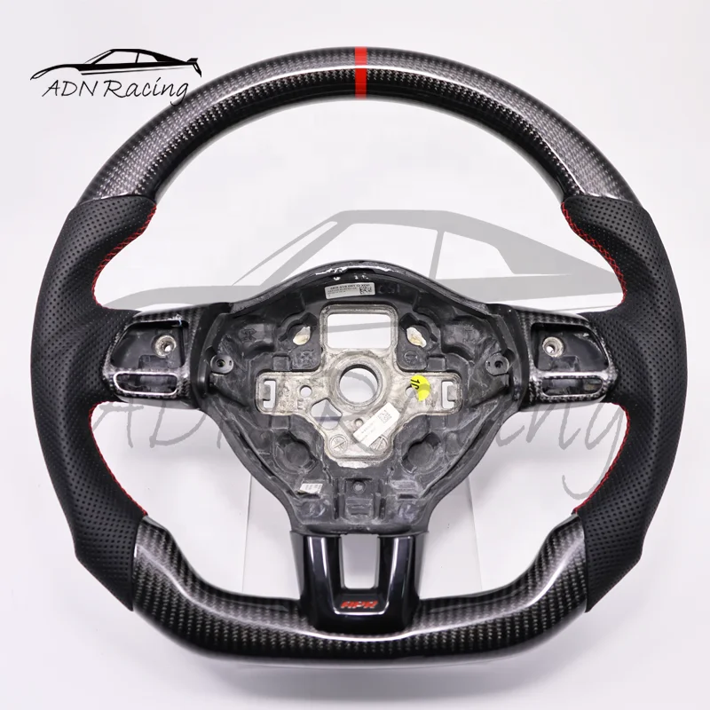 

Customized Carbon Fiber Steering Wheel for Volkswagen MK6 Golf GTI R Jetta GLI 2010-2014