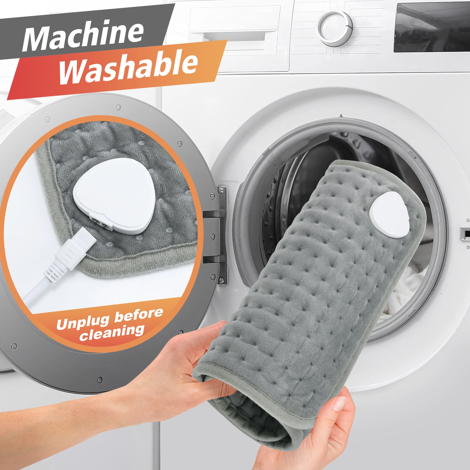 58x29 سنتيمتر لوحة التدفئة 9 مستويات درجة حرارة ثابتة 4 طرق توقيت بطانية ساخنة إبقاء الساقين البطن الأيدي الجسم الاحترار الحراري حصيرة