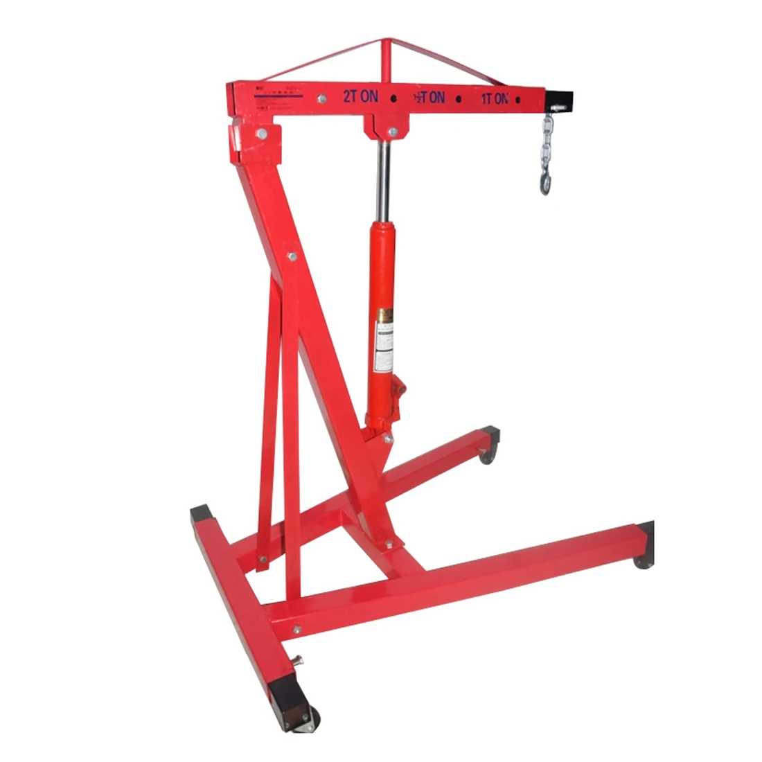 Manual hydraulic crane 2T 3T folding small car crane engine suspension jack lifting