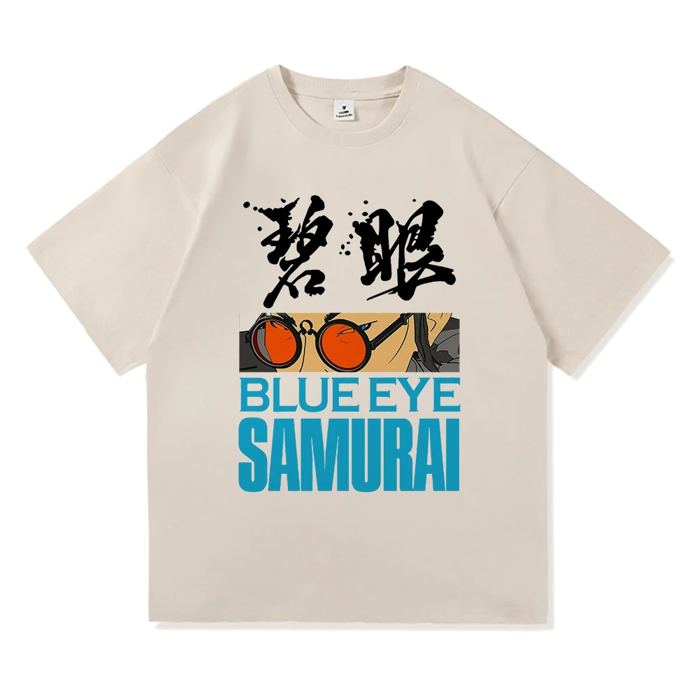 

Blue Eye Samurai 2 T Shirt Fashion Men/Women Aesthetic Anime Manga Mizu T-Shirt Unisex High Quality Vintage Cotton Tees Shirts