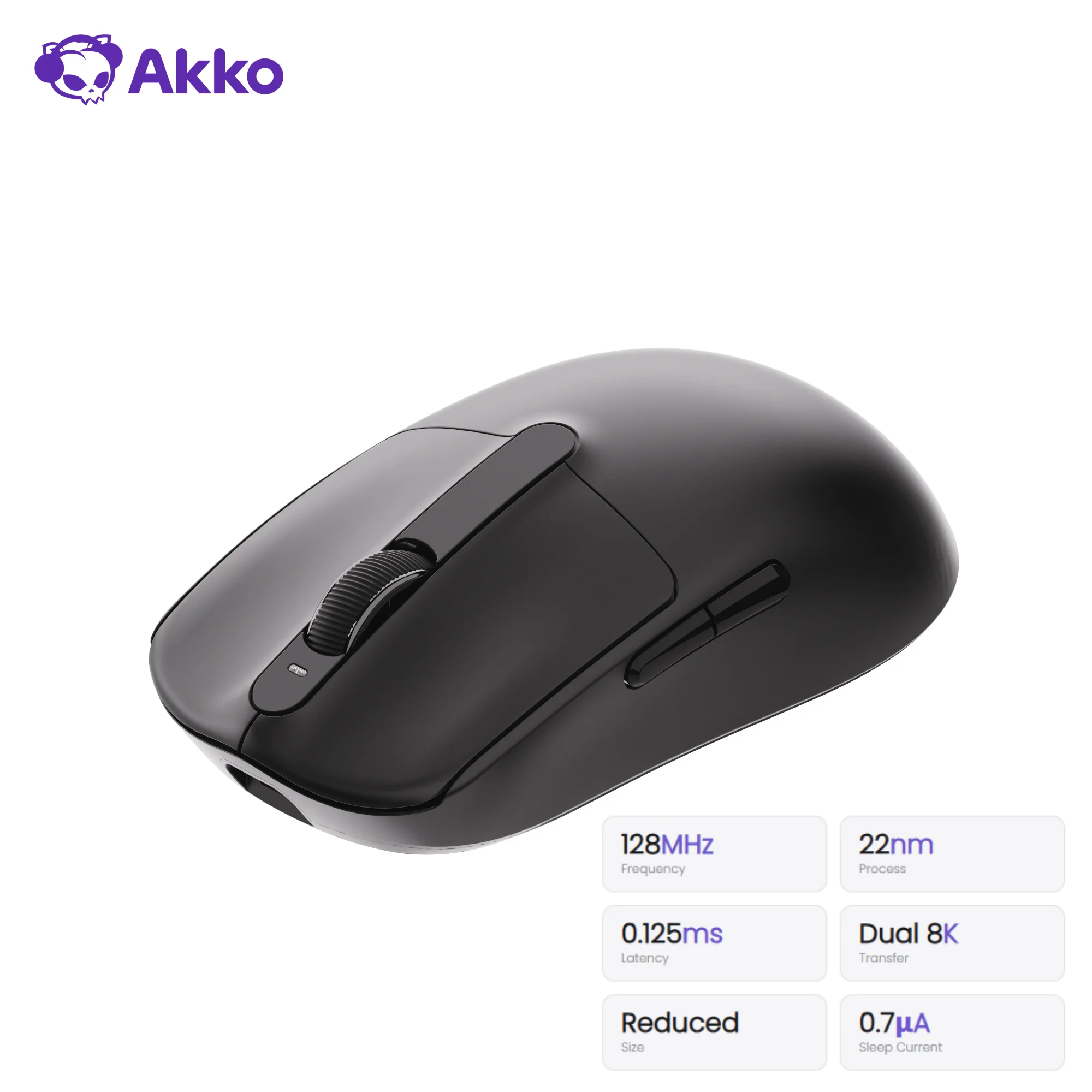 Akko Dash MAX/Ultra Gaming Mouse 40g±3g Ultralight Ergonomic PixArt PAW3950 / PAW3395 Sensor 42000DPI 8K Wireless E-sports Mouse