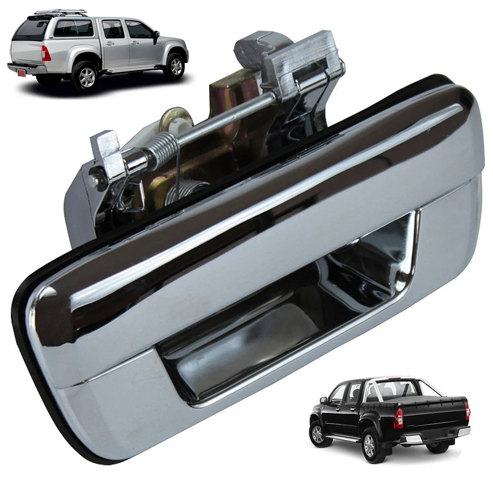 Replacement Chrome Tailgate Handle for Isuzu D-Max I 2003-2012 TFR TFS and Colorado 2003-2010 For Rear Dump Truck