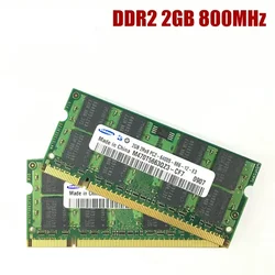 Samsung DDR2 2GB PC2 5300S 6400S 2G 800 667 MHz Laptop Memory