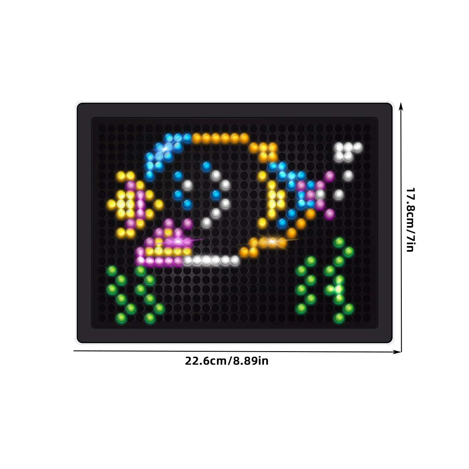 Puzzle pour enfants assemblage lumière plaque pixel avion épissage veilleuse perle illustration