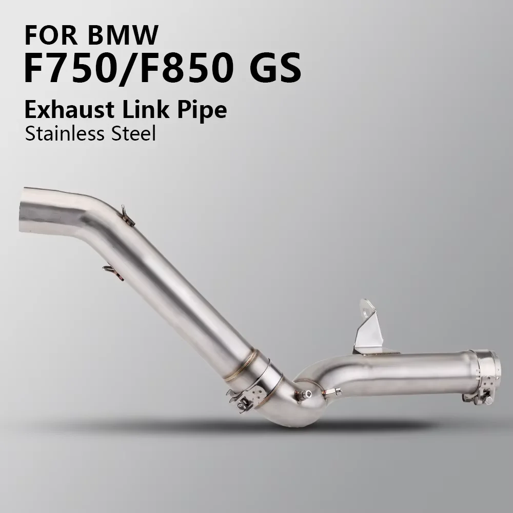 

Выхлопная труба мотоцикла без шнуровки со средним звеном для BMW F650GS F750GS F850GS Adventure 2018 2019 2020