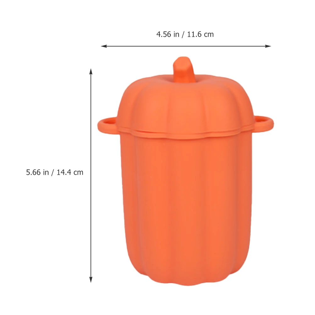 

Pumpkin Shape Silicone Bacon Oil Jar With Filter Heat Resistant Kitchen Grease Container Oil Storage Cooking Strainer Reusable