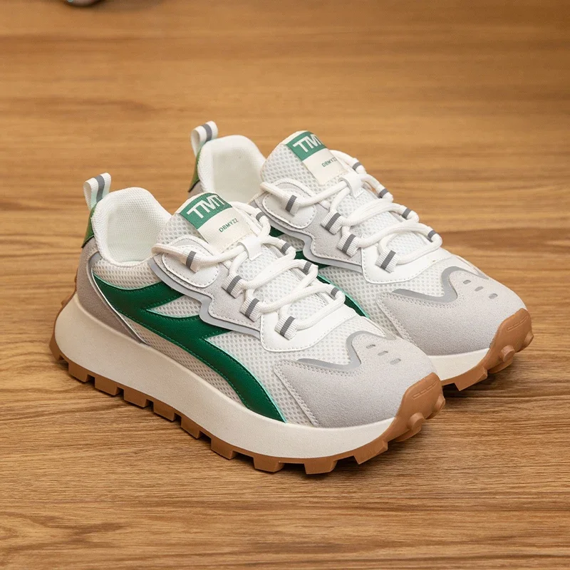 Fashion Versatile Casual Sneaker Foe Women Round Tip Platform Light Board Comfortable Breathable Shoes Women Shoes Lightweigh
