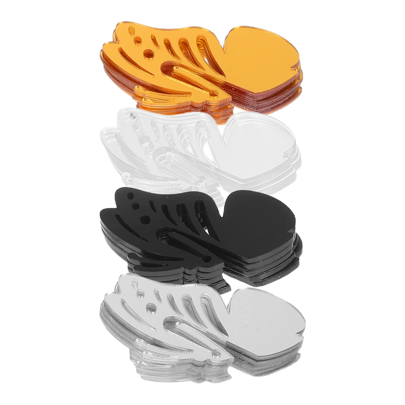 

20Pcs Butterfly Wine Glass Markers 3D Acrylic Drink Tags Reusable Stemless Glass Identifiers Wedding Birthday Party Wine Charms