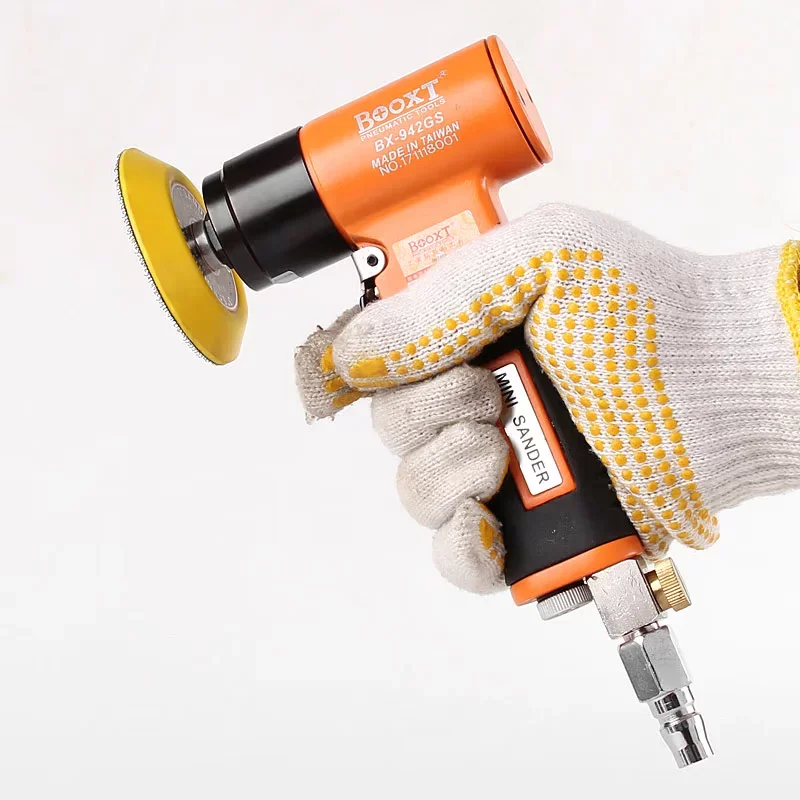 Taiwan Booxt Direct Supply Bx-942Gs Small Concentric Reduction Pneumatic Waxing and Polishing Machine 3inch Low-Speed Imported
