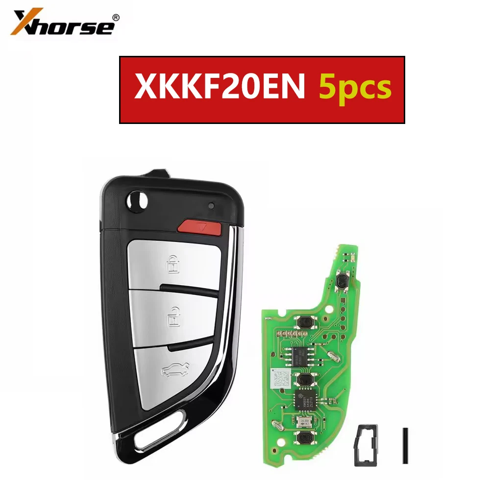 

5 шт./лот Xhorse XKKF20EN нож стиль дистанционный ключ для VVDI VVDI2 ключевой инструмент английская версия