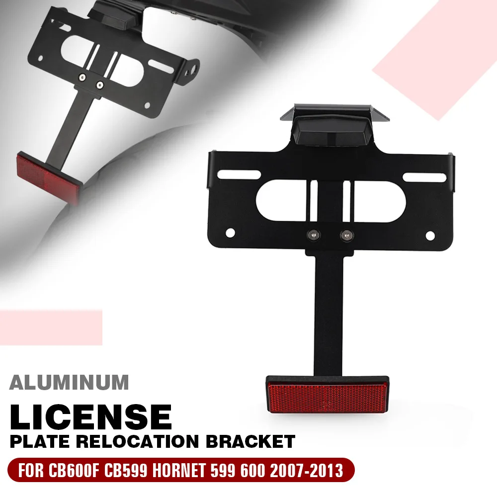 

For Honda CB600F CB599 Hornet 599 600 2007-2012 2013 License Plate Bracket Tail Tidy Fender Eliminator Number Holder Support