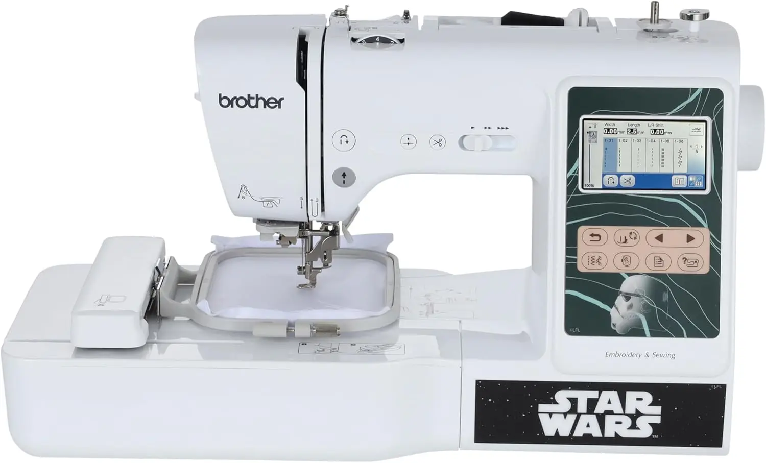 Lb5500S  2-In-1 Combo Sewing & Embroidery Machine