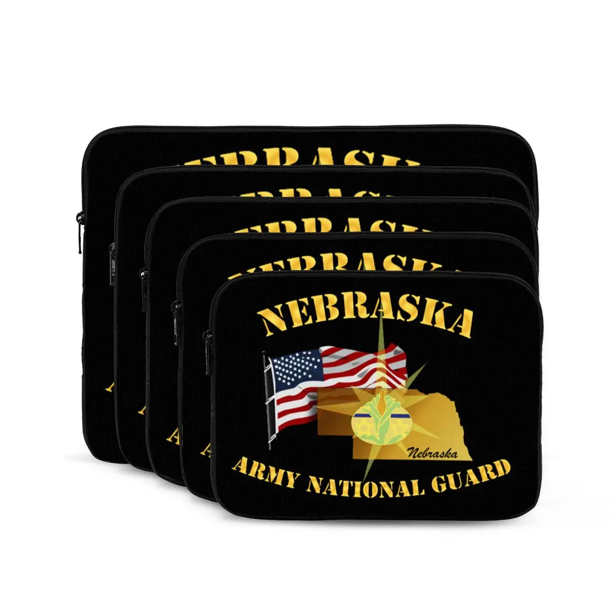 

Nebraska Army National Guard Arny W Flag Notebook Laptop Bag Case Pouch For Macbook Air Pro Tablet Shockproof Case Bag