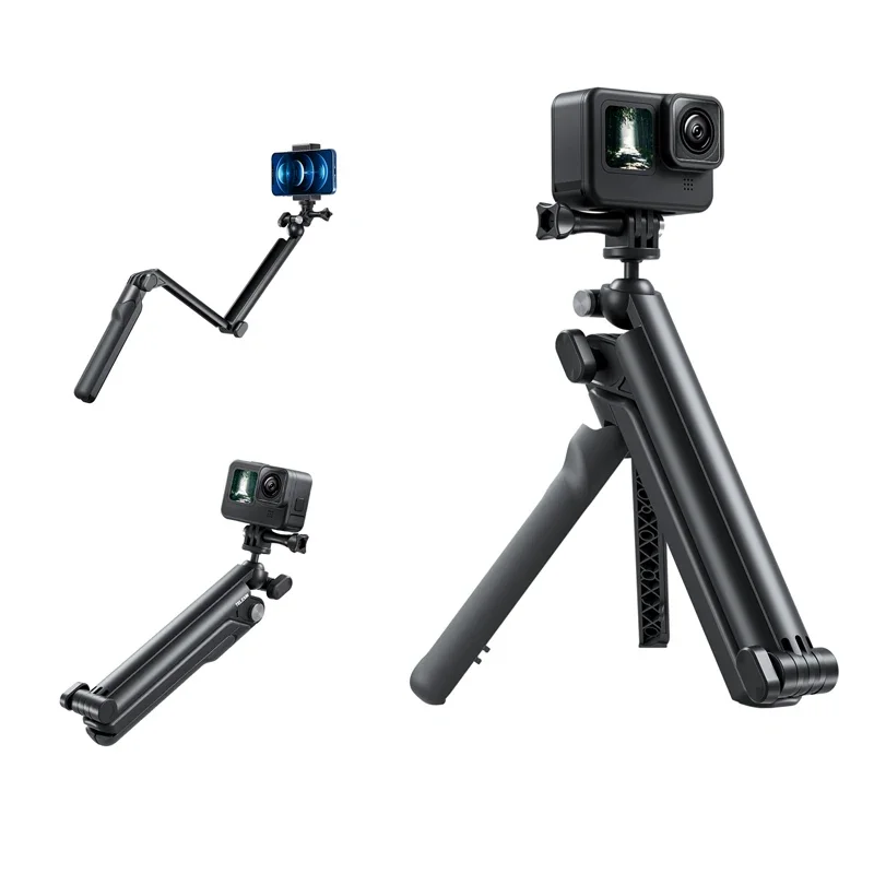 

FF-T31 3-кратная палка для селфи со штативом, рукоятка для GoPro Hero Insta360 DJI, аксессуары для экшн-камеры смартфона