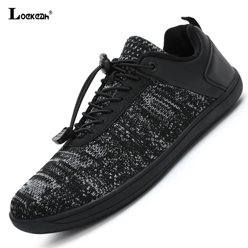 Breathable Mesh Walking Shoes Unisex Wide Toe Box Comfort Flats Minimalist Zero Drop Soft Casual Shoes for Driving Travel Work