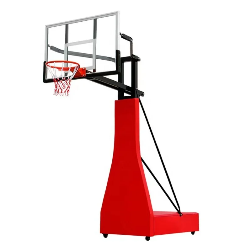 Outdoor Movable Basketball Hoop Basketball Stand Professional 10ft Indoor Adjustable Height Portable Basketball Hoop for Adultsp