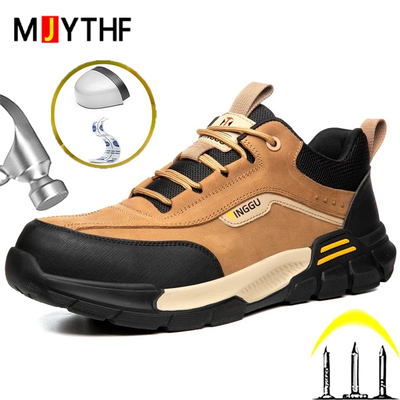 

Обувь из воловьей кожи с электроизоляцией, защитная обувь 10 кВ, мужские ботинки, рабочие кроссовки с композитным носком, устойчивая к проколам неразрушимая обувь