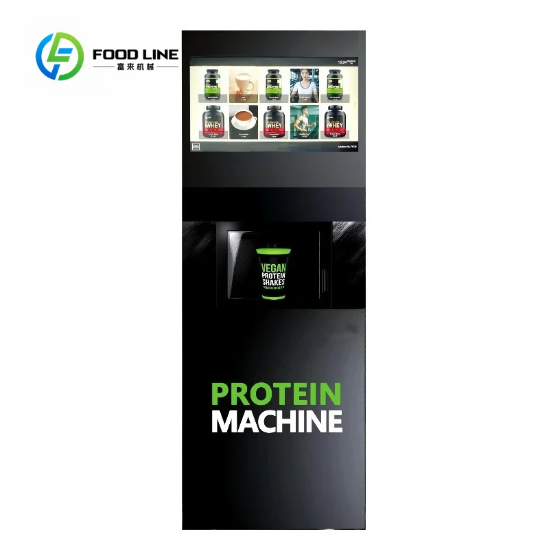 24 Hours Self Service Vending Machine, Custom Fully Automatic Device for Protein Shake and Power Juice Making