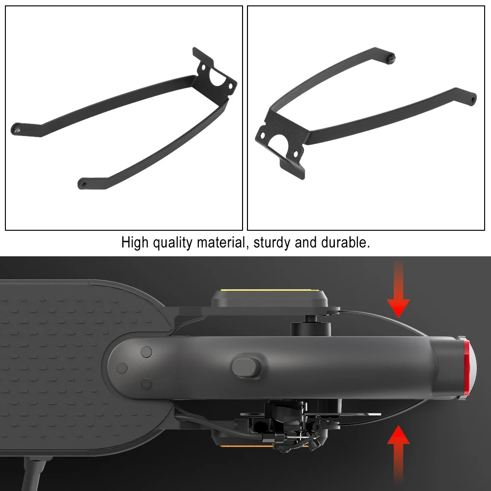 8.5/10 inch Rear Fender Support for Xiaomi Pro 2 Mi 3 Electric Scooter Rear Wheel Mudguard BracketWith Screws Aluminium Alloy